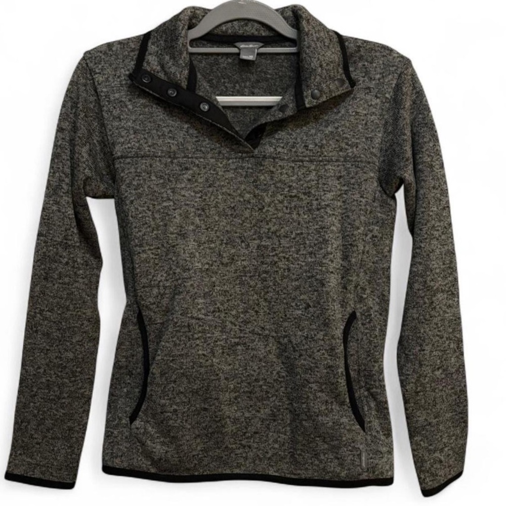 Eddie Bauer Charcoal Knit Sweater